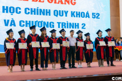 LỄ BẾ GIẢNG SINH VIÊN KHÓA 52 KHOA KINH TẾ - LUẬT