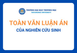 Luận án của nghiên cứu sinh Nguyễn Thị Liên Hương