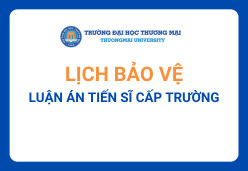 Nghiên cứu sinh Đặng Thuỳ Trang bảo vệ luận án tiến sĩ