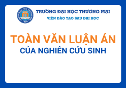 Luận án của nghiên cứu sinh Nguyễn Thị Hồng Lan