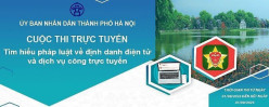 uộc thi trực tuyến “Tìm hiểu pháp luật về định danh điện tử và dịch vụ công trực tuyến”