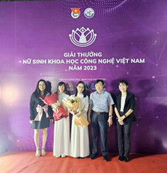 CHÚC MỪNG SINH VIÊN TMU XUẤT SẮC NHẬN ĐƯỢC GIẢI THƯỞNG NỮ SINH KHCN VIỆT NAM