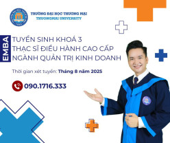 Lịch xét tuyển, danh sách phòng thi, số báo danh của thí sinh và một số lưu ý tại Kỳ tuyển sinh Thạc sĩ Điều hành cao cấp (EMBA) khóa 3 năm 2025