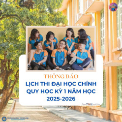 LỊCH THI ĐẠI HỌC CHÍNH QUY HỌC KỲ I NĂM HỌC 2025-2026