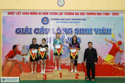 BẾ MẠC GIẢI CẦU LÔNG SINH VIÊN NĂM 2025