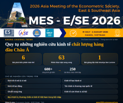Hội nghị Châu Á năm 2026 của Hiệp hội Kinh tế lượng - Khu vực Đông và Đông Nam Á (AMES 2026)