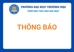 Hướng dẫn tham dự lễ trao bằng tiến sĩ, thạc sĩ và bế giảng cao học khóa 30B