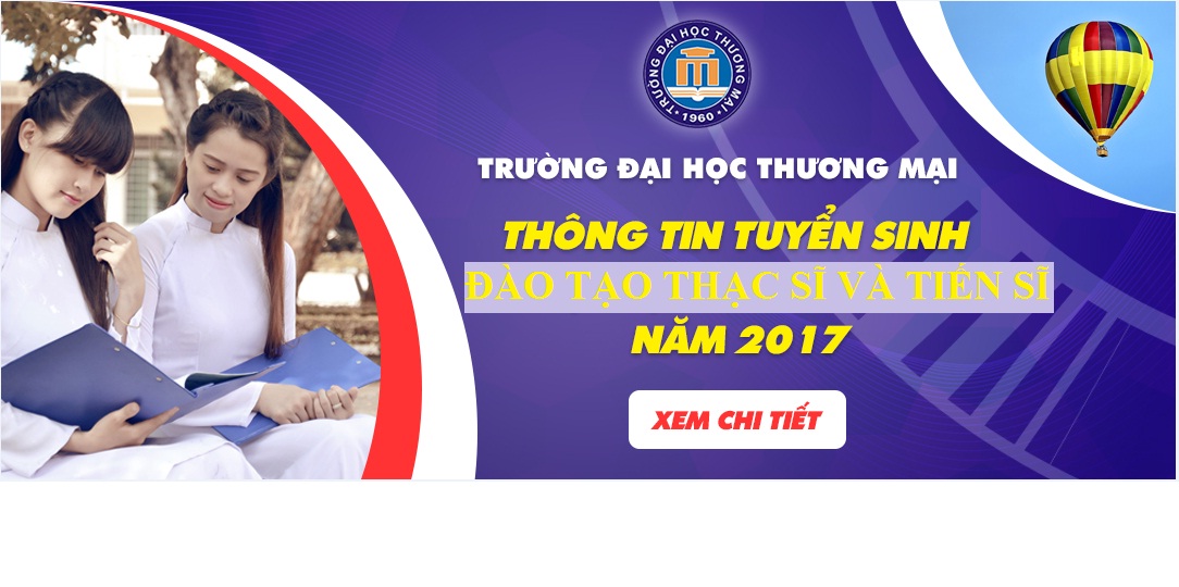 THÔNG BÁO TUYỂN SINH SAU ĐẠI HỌC ĐỢT 2, THÁNG 9 NĂM 2017